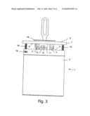 Device for mounting a switch or the like on a mounting plate diagram and image