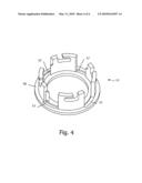 Device for mounting a switch or the like on a mounting plate diagram and image