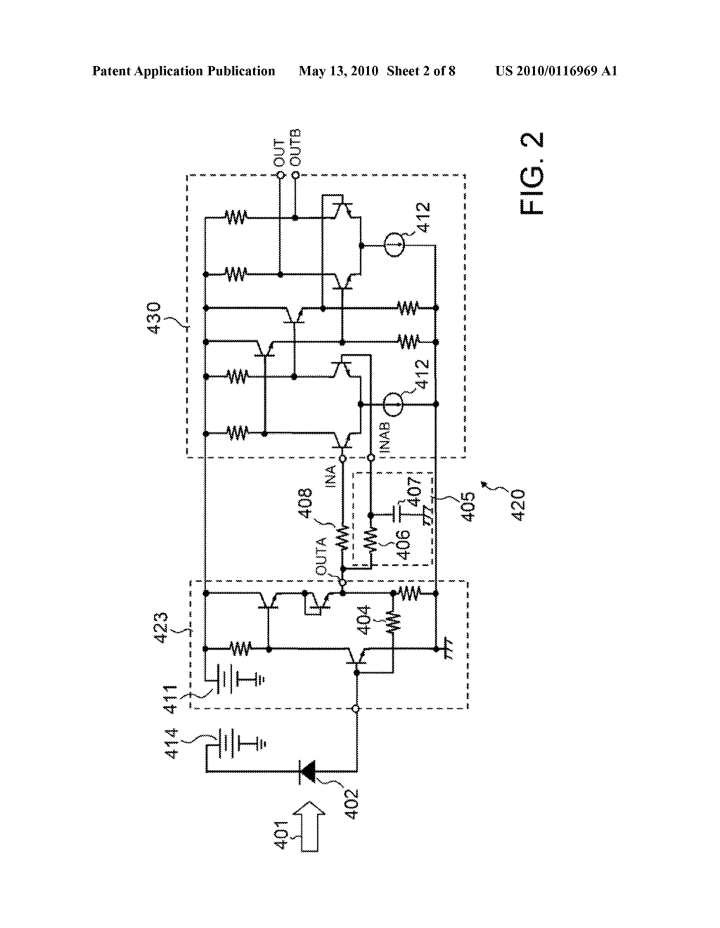 SIGNAL AMPLIFIER FOR OPTICAL RECEIVER CIRCUIT - diagram, schematic, and image 03