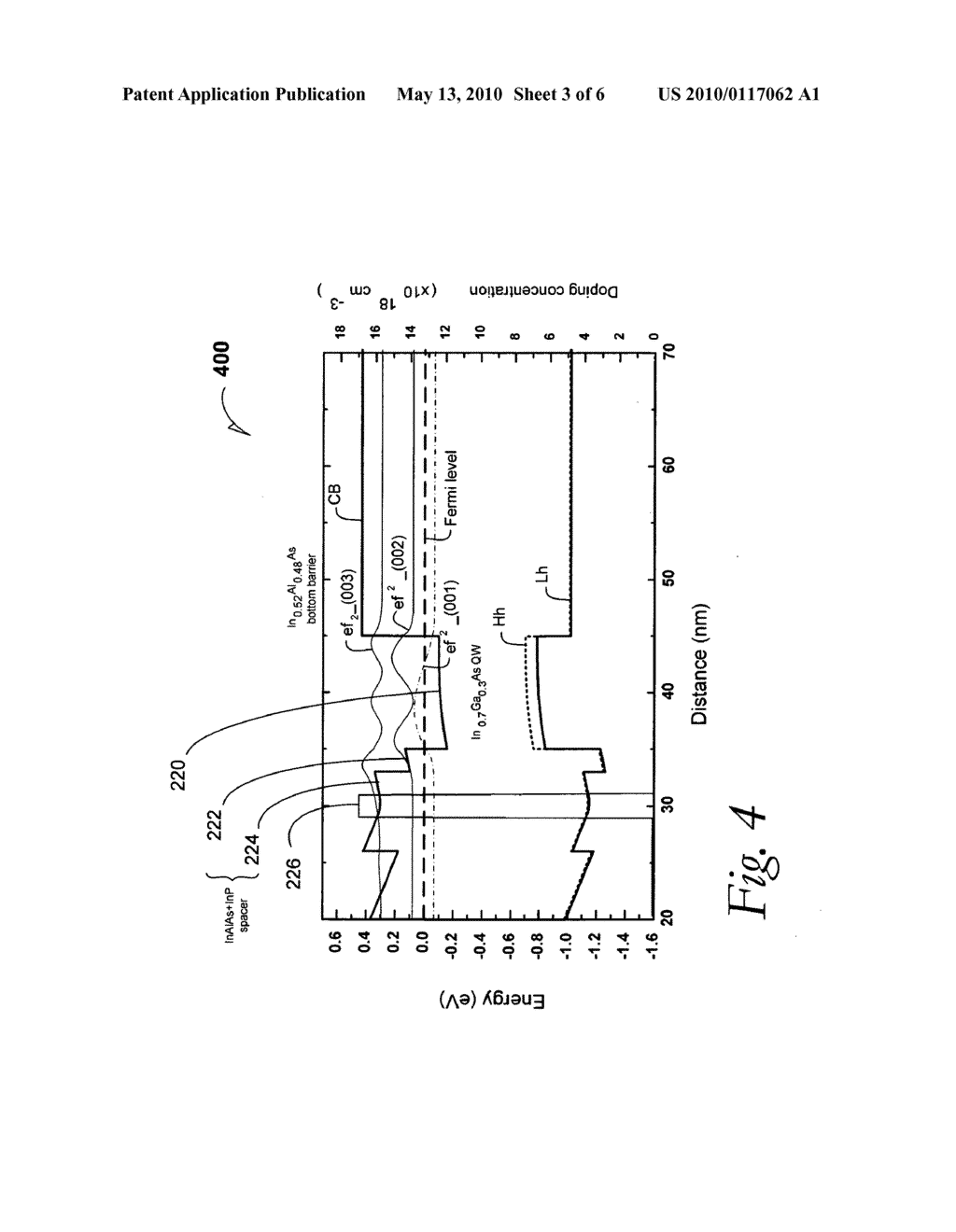 Quantum well field-effect transistors with composite spacer structures, apparatus made therewith, and methods of using same - diagram, schematic, and image 04