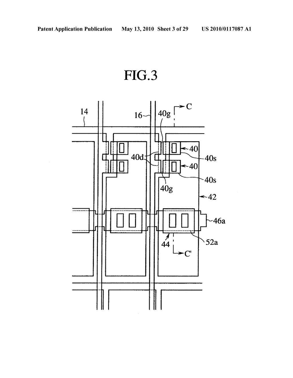 THIN FILM TRANSISTOR MATRIX DEVICE AND METHOD FOR FABRICATING THE SAME - diagram, schematic, and image 04