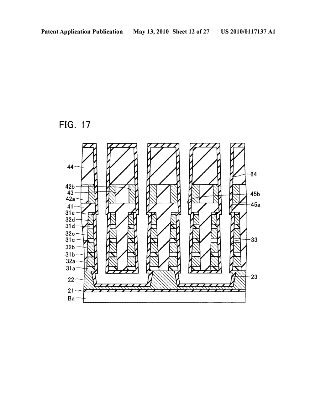 NONVOLATILE SEMICONDUCTOR MEMORY DEVICE AND METHOD OF MANUFACTURING THE SAME - diagram, schematic, and image 13