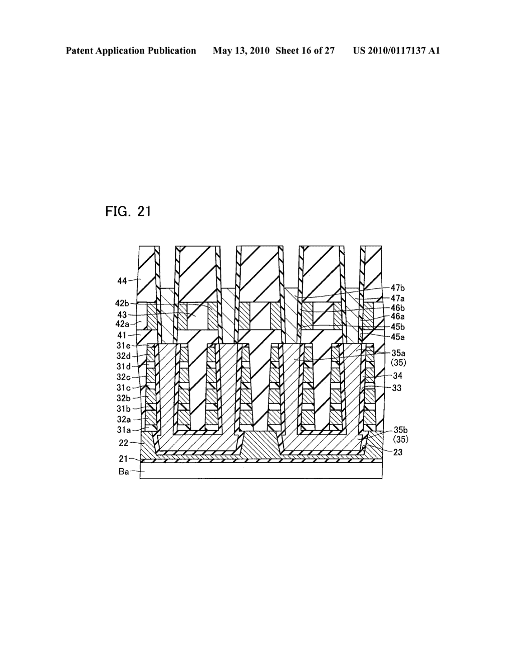 NONVOLATILE SEMICONDUCTOR MEMORY DEVICE AND METHOD OF MANUFACTURING THE SAME - diagram, schematic, and image 17