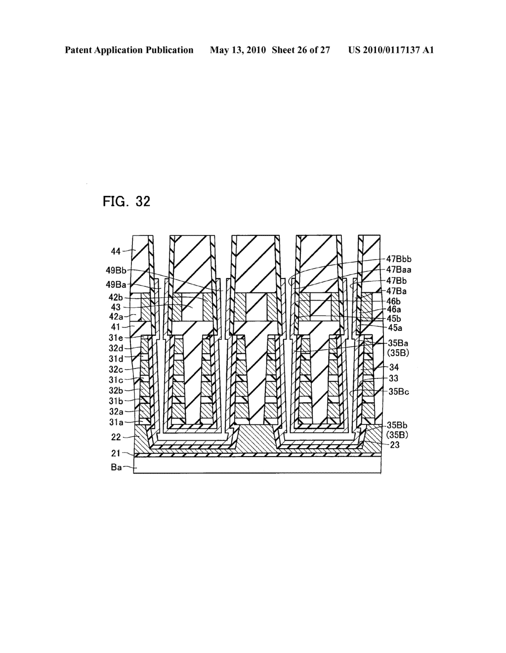 NONVOLATILE SEMICONDUCTOR MEMORY DEVICE AND METHOD OF MANUFACTURING THE SAME - diagram, schematic, and image 27