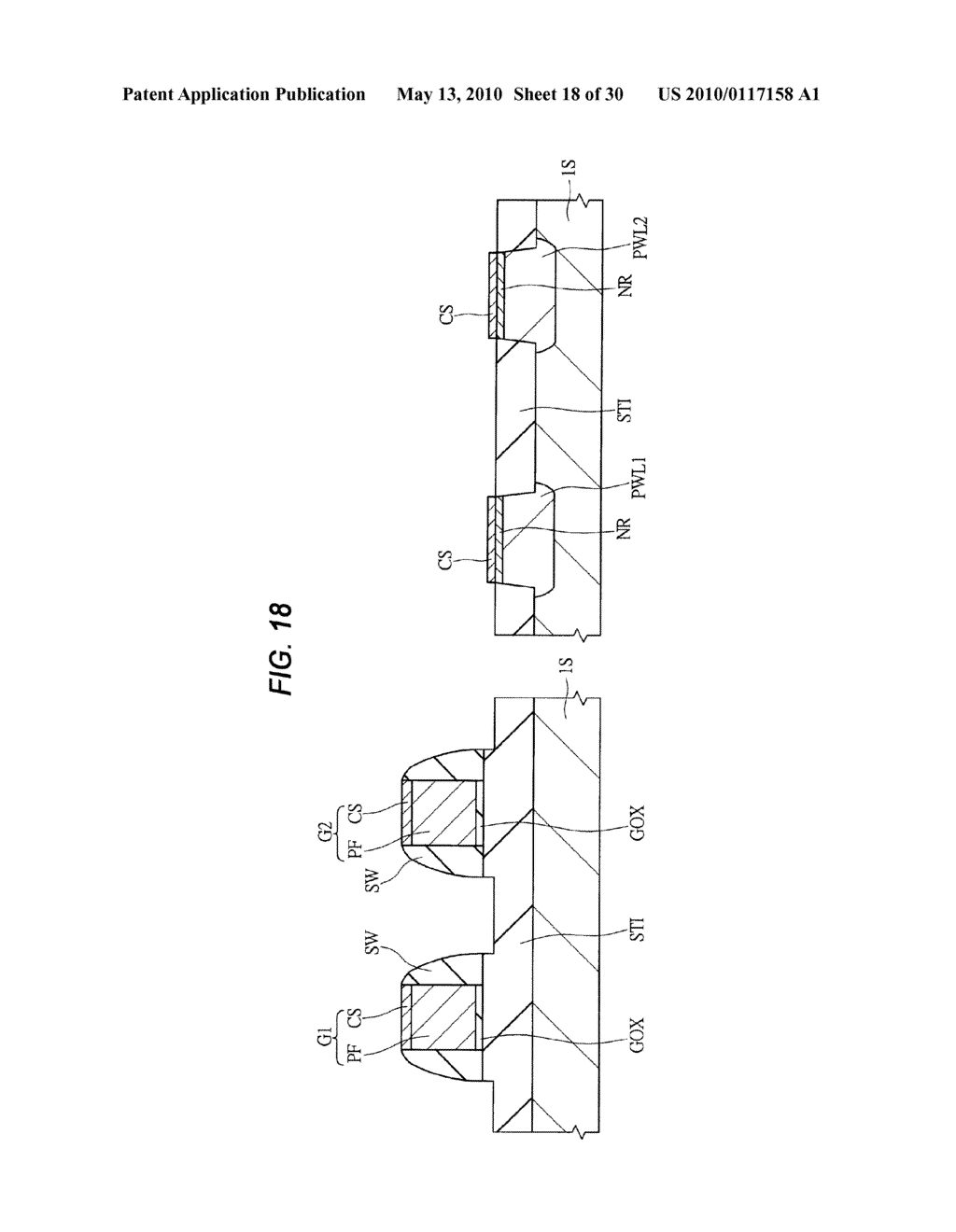 SEMICONDUCTOR DEVICE AND METHOD OF MANUFACTURING SAME - diagram, schematic, and image 19