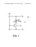 POLARITY DEPENDENT SWITCH FOR RESISTIVE SENSE MEMORY diagram and image