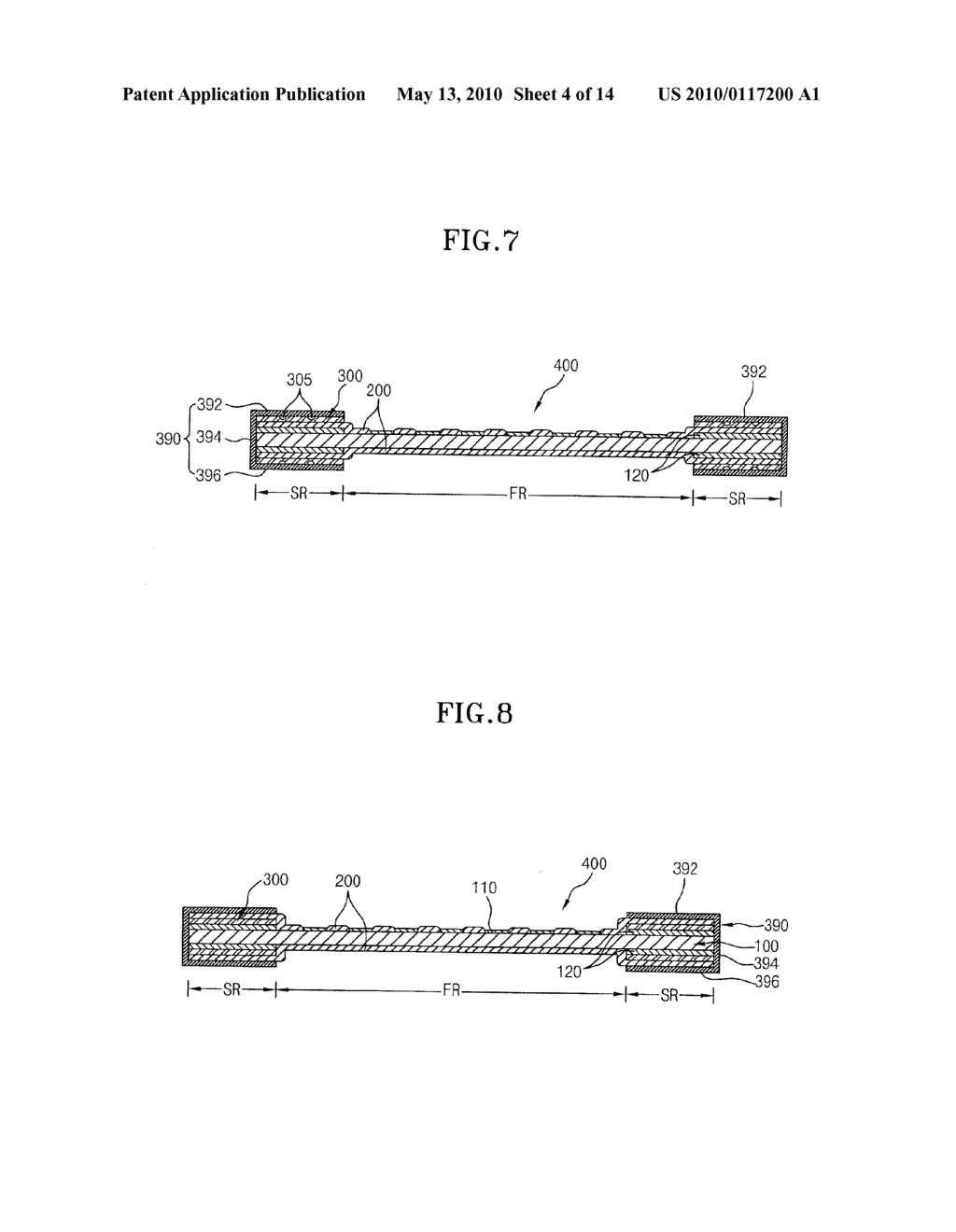 SUBSTRATE FOR SEMICONDUCTOR PACKAGE HAVING A REINFORCING MEMBER THAT PREVENTS DISTORTIONS AND METHOD FOR FABRICATING THE SAME - diagram, schematic, and image 05