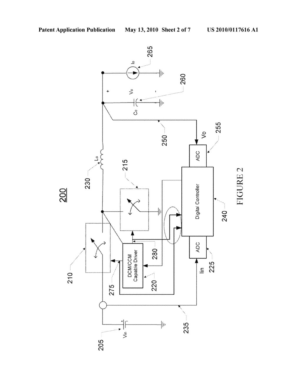 ADAPTIVE CONTROLLER WITH MODE TRACKING AND PARAMETRIC ESTIMATION FOR DIGITAL POWER CONVERTERS - diagram, schematic, and image 03