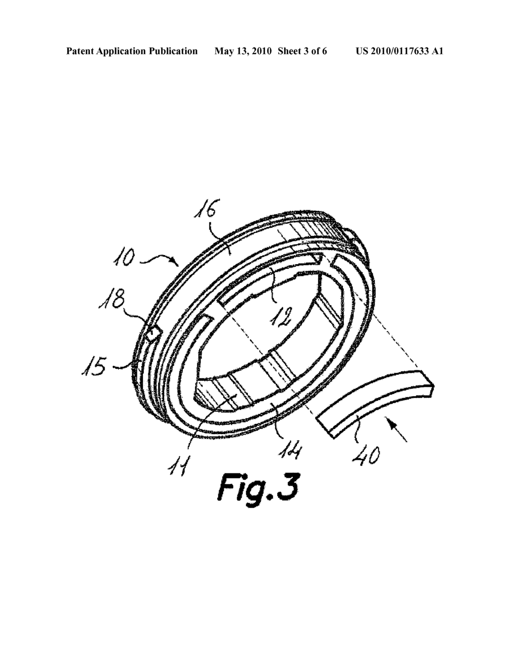 Angular position sensor for assembly on a rotating shaft - diagram, schematic, and image 04