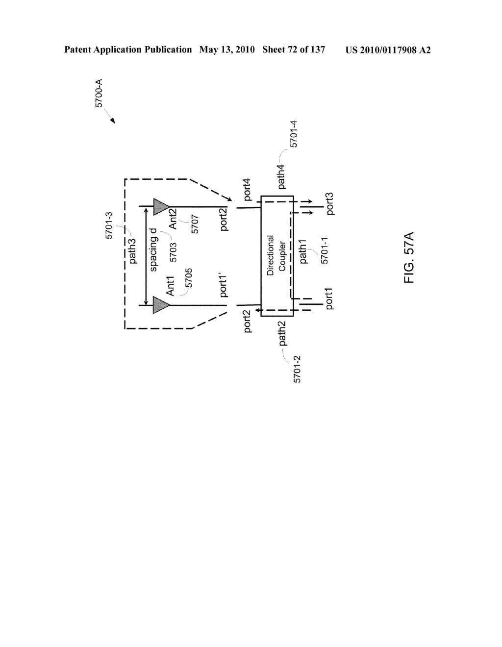 MULTI-METAMATERIAL-ANTENNA SYSTEMS WITH DIRECTIONAL COUPLERS - diagram, schematic, and image 73