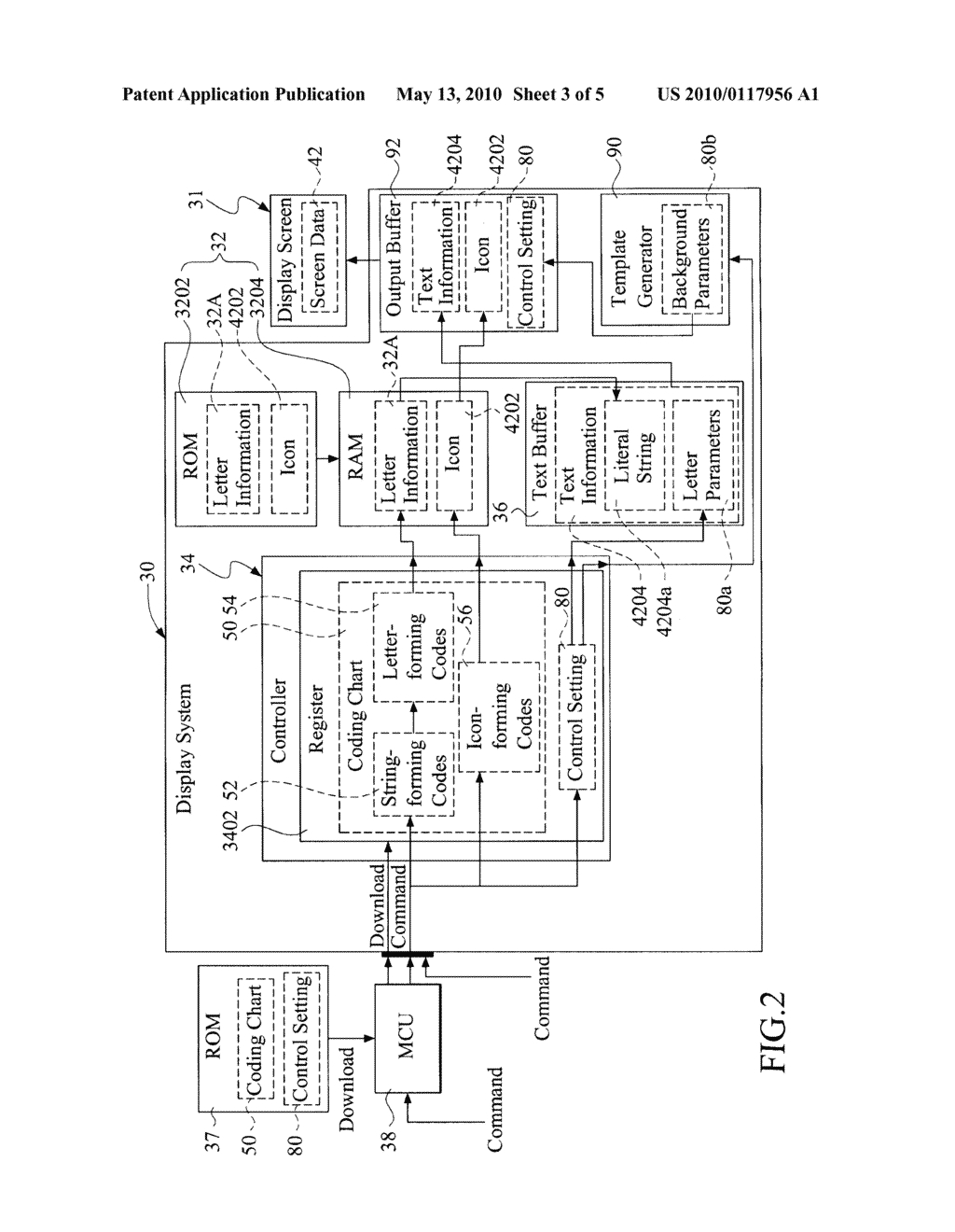 DISPLAY SYSTEM AND METHOD FOR CONTROLLING AN ON-SCREEN DISPLAY WITHIN A DISPLAY SCREEN - diagram, schematic, and image 04