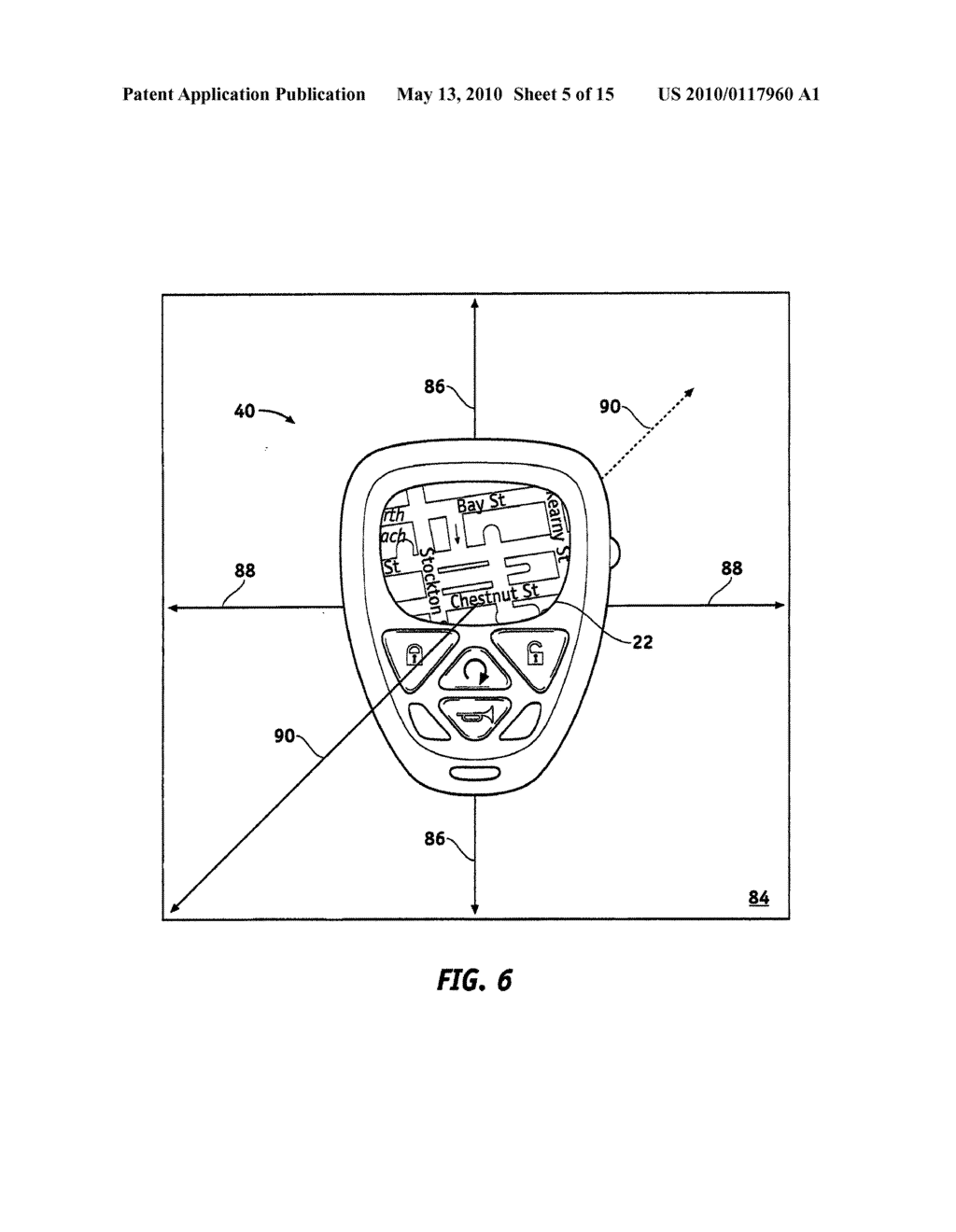 HANDHELD ELECTRONIC DEVICE WITH MOTION-CONTROLLED CURSOR - diagram, schematic, and image 06