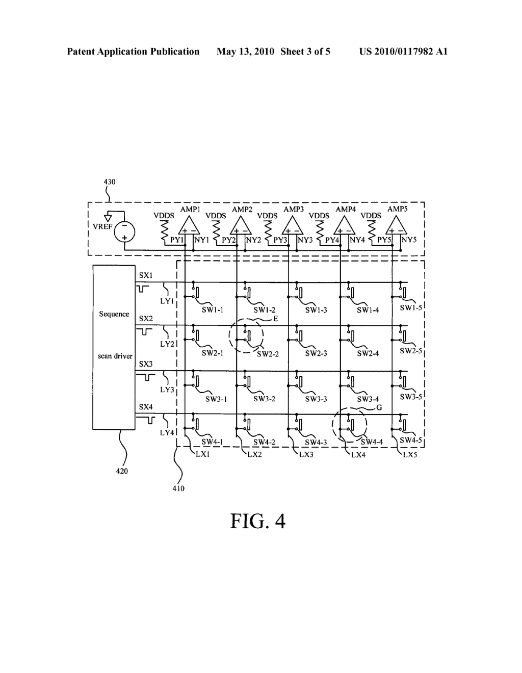 METHOD FOR DETECTING TOUCH POINT AND TOUCH PANEL USING THE SAME - diagram, schematic, and image 04