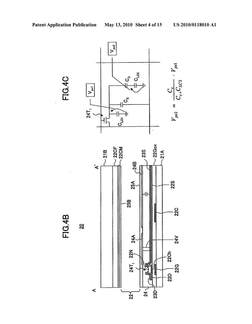 LIQUID CRYSTAL DISPLAY DEVICE AND METHOD OF SUPPRESSING AFTERIMAGES - diagram, schematic, and image 05