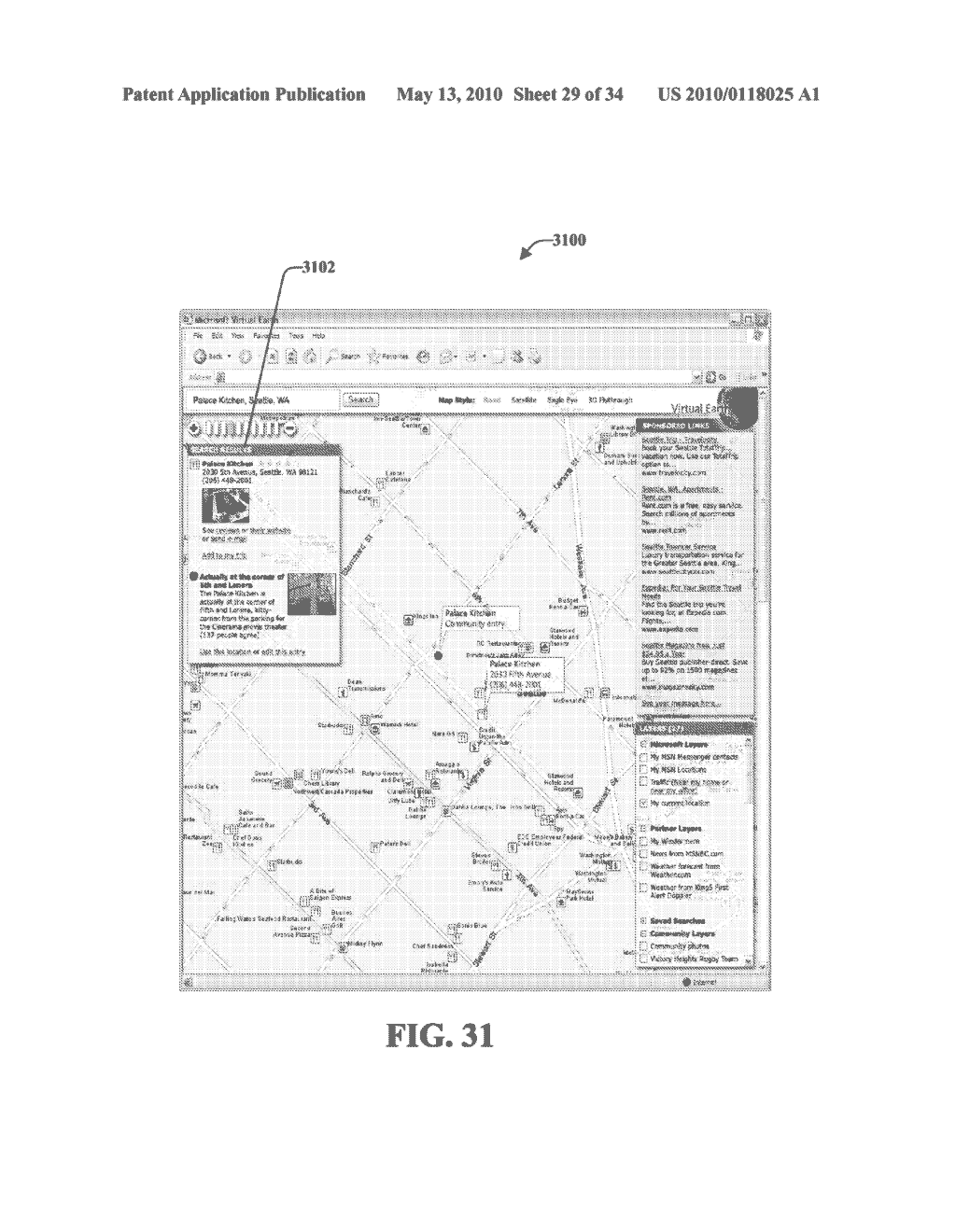 MODE INFORMATION DISPLAYED IN A MAPPING APPLICATION - diagram, schematic, and image 30