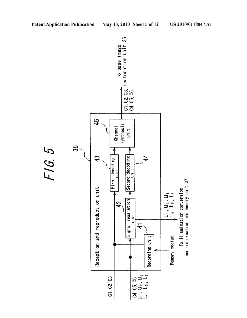 MULTISPECTRAL IMAGE PROCESSING DEVICE AND COLOR REPRODUCTION SYSTEM USING THE SAME - diagram, schematic, and image 06