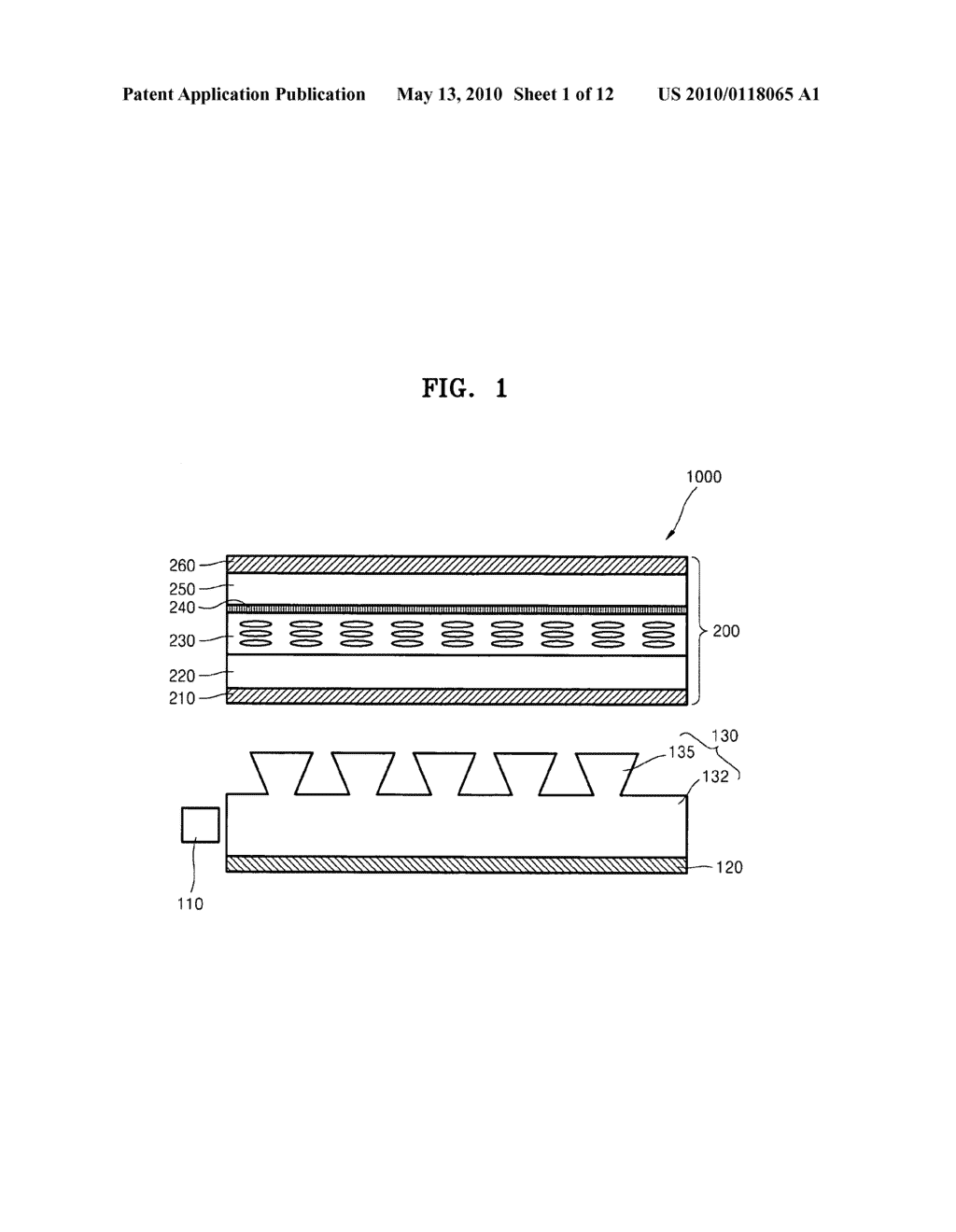 Transflective display apparatus having all-in-one type light guide plate - diagram, schematic, and image 02