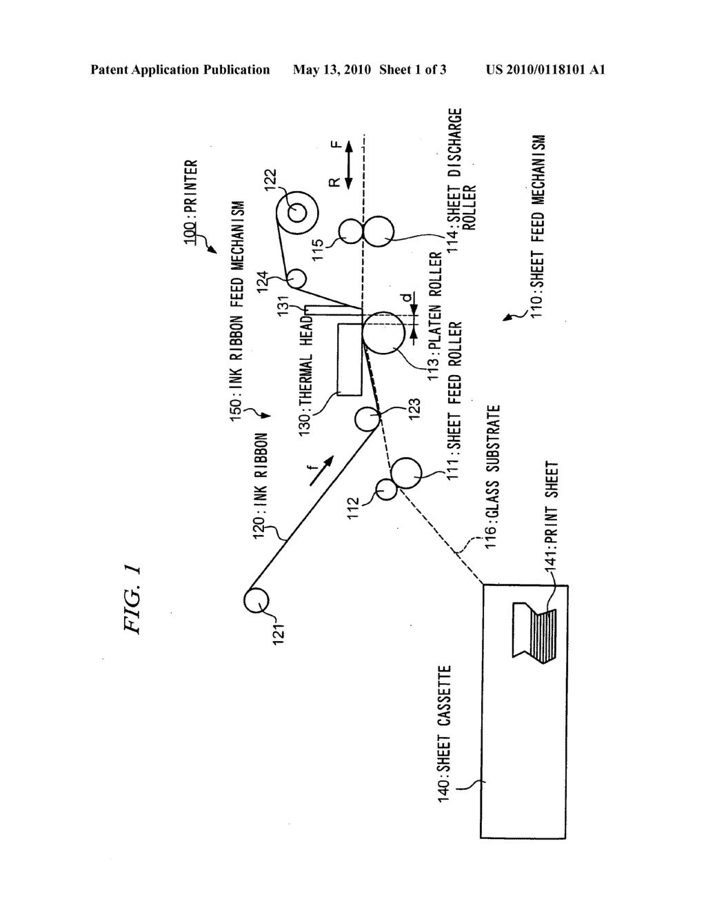 Thermal transfer printer - diagram, schematic, and image 02