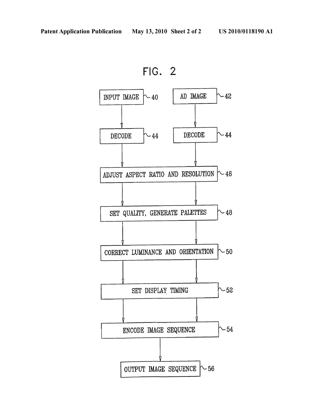 CONVERTING IMAGES TO MOVING PICTURE FORMAT - diagram, schematic, and image 03