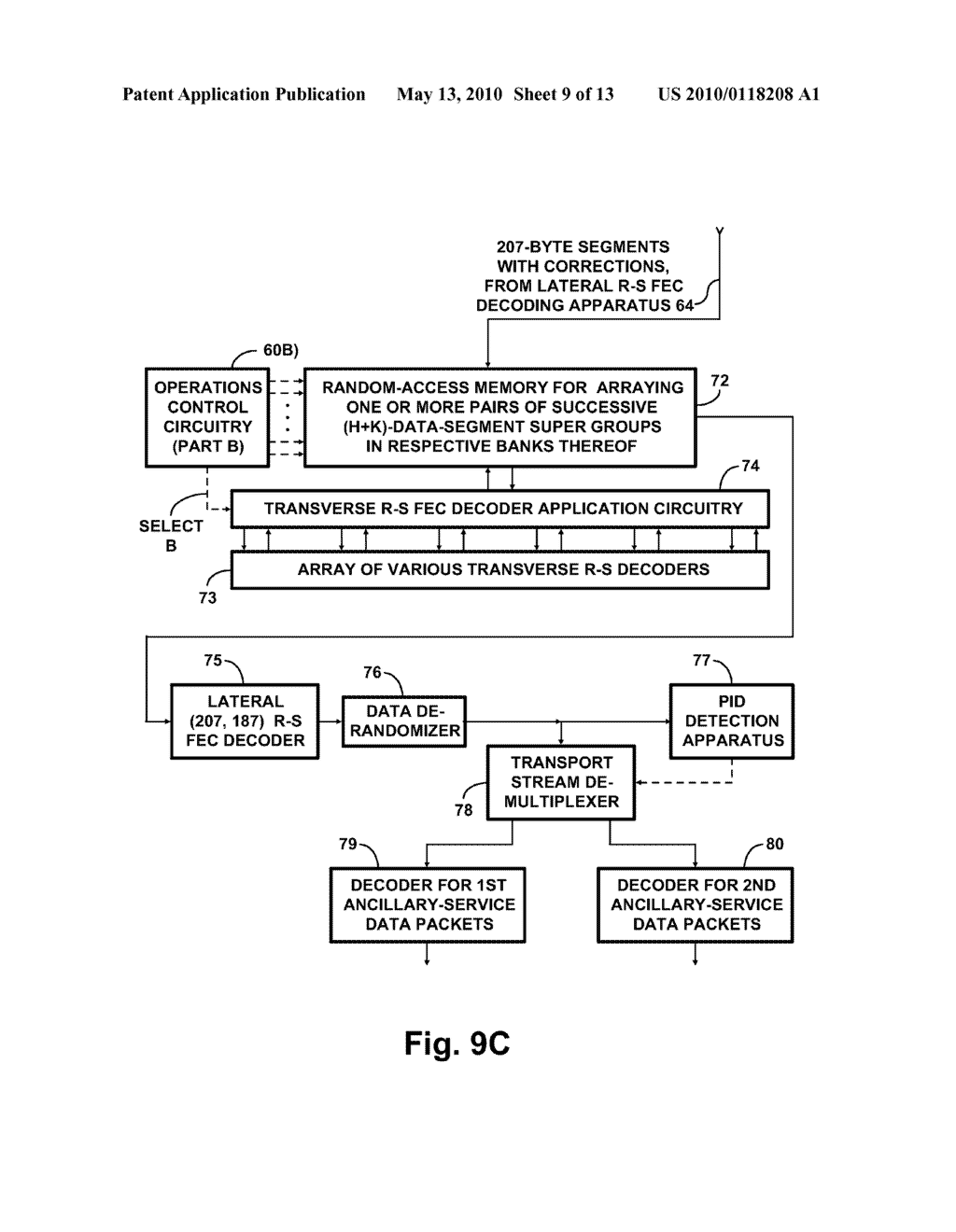 TIME-DEPENDENT TRELLIS CODING FOR MORE ROBUST DIGITAL TELEVISION SIGNALS - diagram, schematic, and image 10