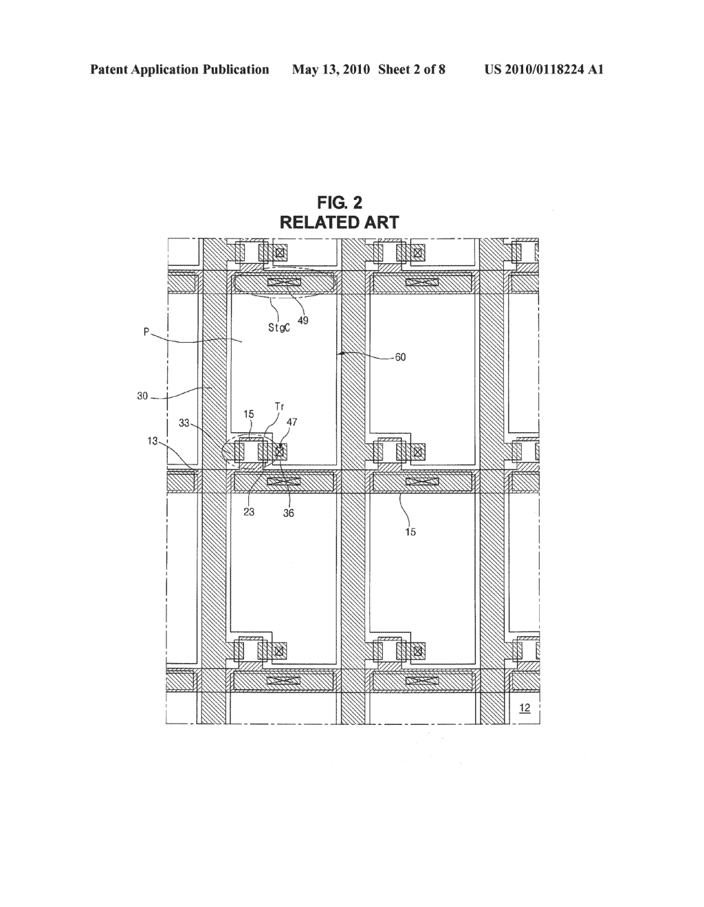 ARRAY SUBSTRATE FOR LIQUID CRYSTAL DISPLAY DEVICE AND METHOD OF FABRICATING THE SAME - diagram, schematic, and image 03