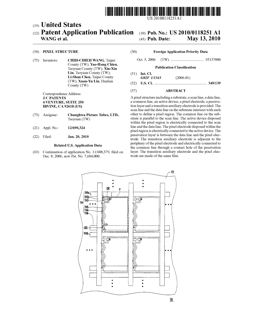 PIXEL STRUCTURE - diagram, schematic, and image 01