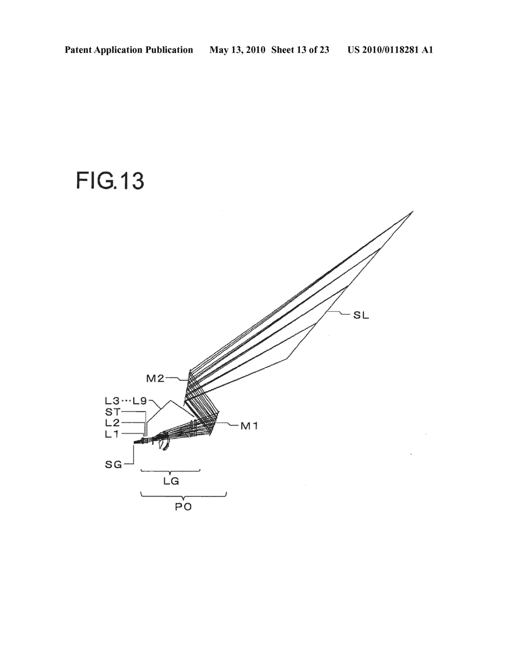 PROJECTION OPTICAL SYSTEM - diagram, schematic, and image 14