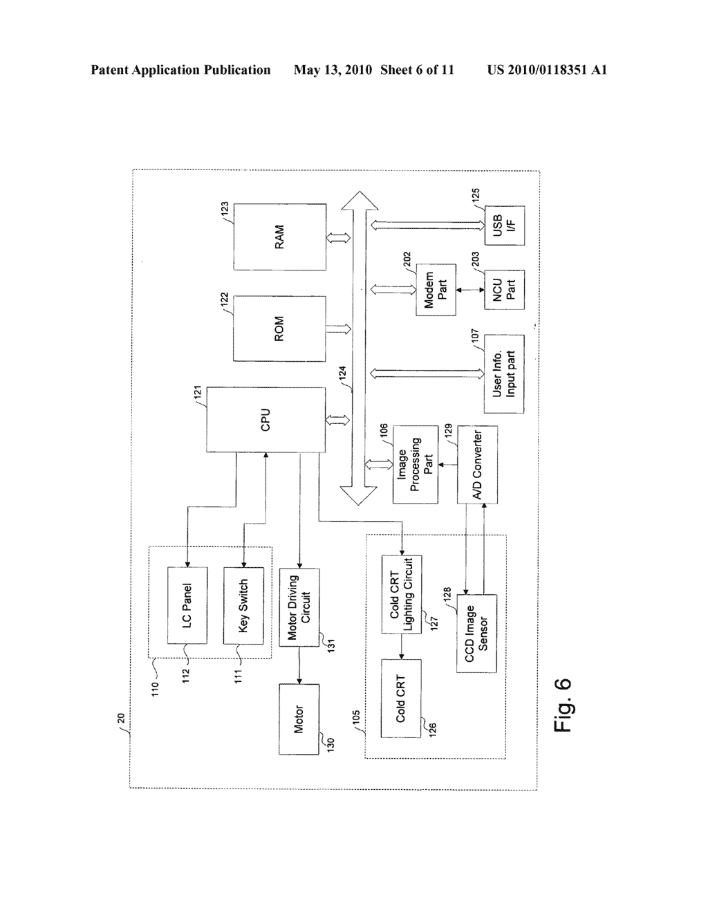 Image reading device and controlling program of the same - diagram, schematic, and image 07
