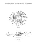 DISK-CHUCKING DEVICE diagram and image