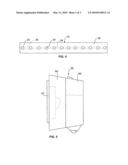 Lighting strip shower cleaner diagram and image