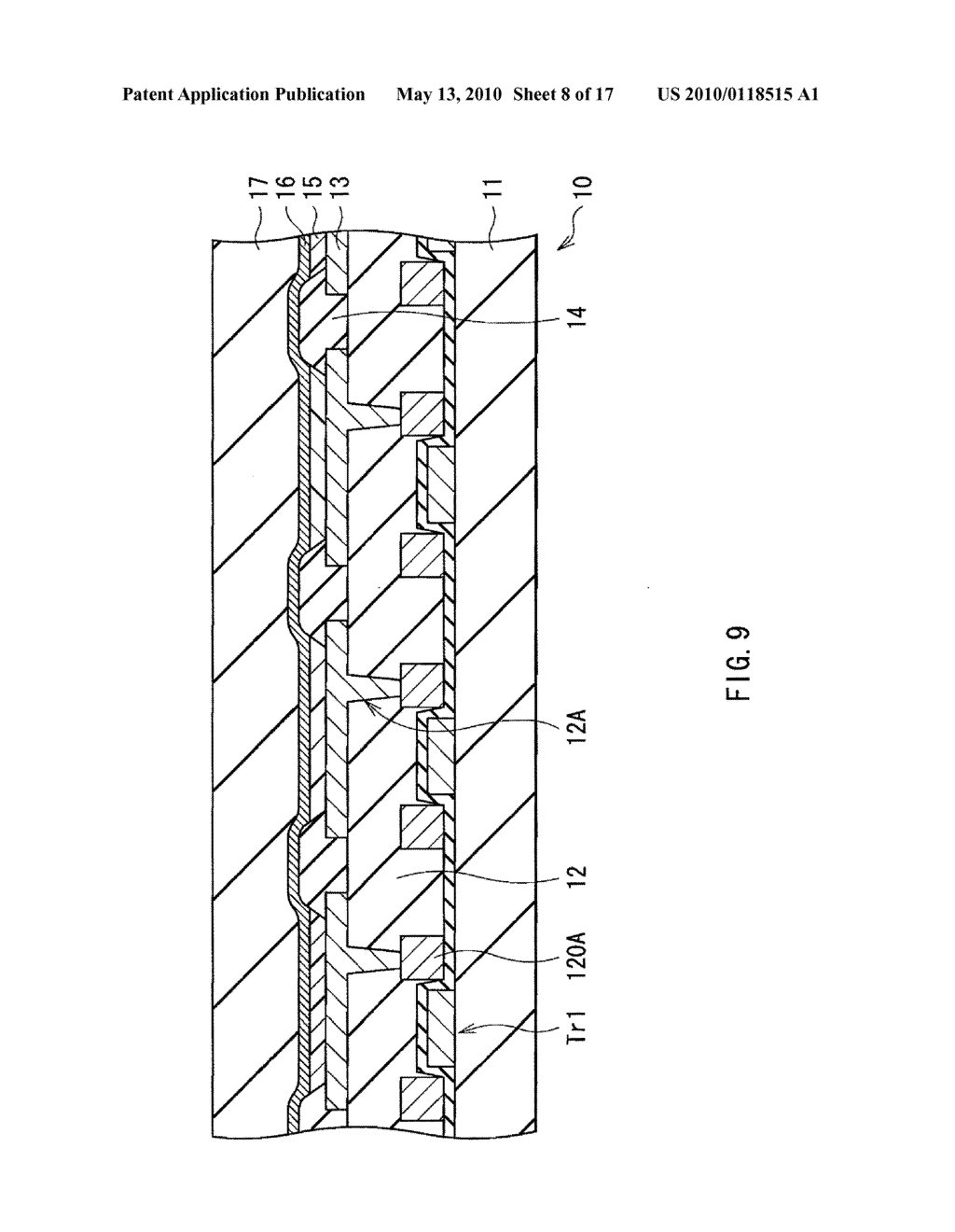 METHOD OF MANUFACTURING DISPLAY, AND DISPLAY - diagram, schematic, and image 09