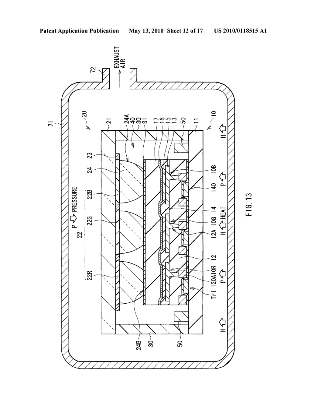 METHOD OF MANUFACTURING DISPLAY, AND DISPLAY - diagram, schematic, and image 13
