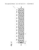 NON-VOLATILE SEMICONDUCTOR MEMORY DEVICE HAVING NON-SELECTED WORD LINES ADJACENT TO SELECTED WORD LINES BEING CHARGED AT DIFFERENT TIMING FOR PROGRAM DISTURB CONTROL diagram and image