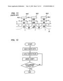 NON-VOLATILE SEMICONDUCTOR MEMORY DEVICE HAVING NON-SELECTED WORD LINES ADJACENT TO SELECTED WORD LINES BEING CHARGED AT DIFFERENT TIMING FOR PROGRAM DISTURB CONTROL diagram and image