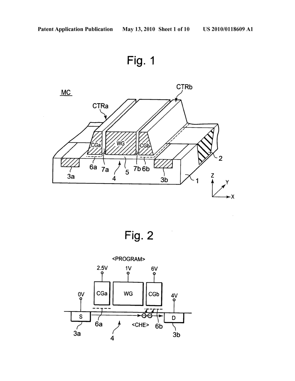 Nonvolatile semiconductor memory, and method for reading data - diagram, schematic, and image 02