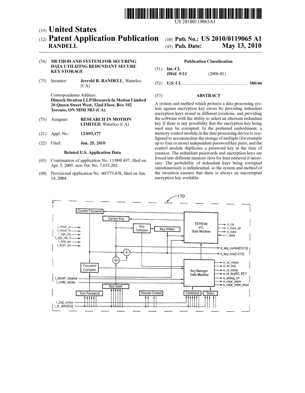 METHOD AND SYSTEM FOR SECURING DATA UTILIZING REDUNDANT SECURE KEY STORAGE - diagram, schematic, and image 01