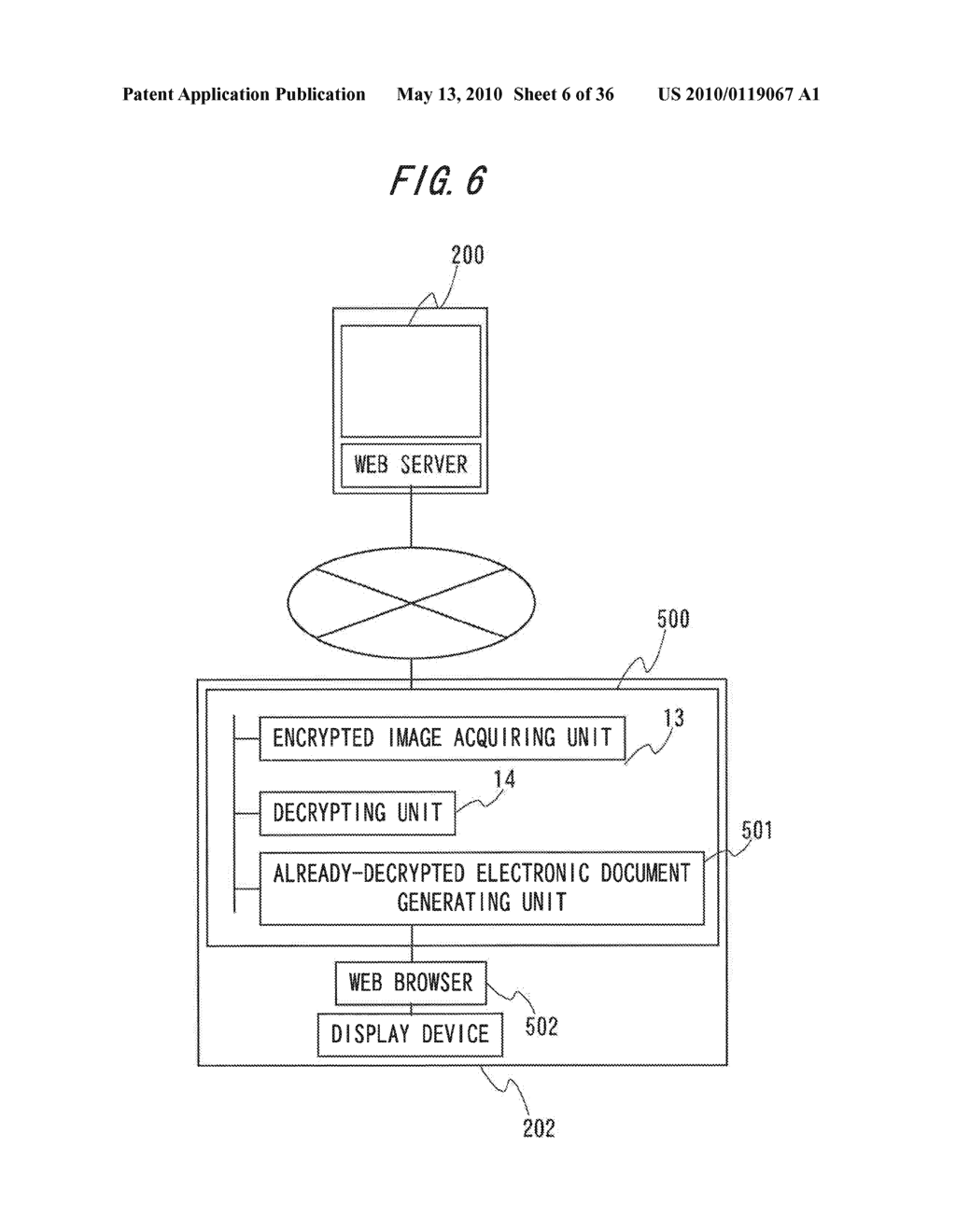 ELECTRONIC DOCUMENT ENCRYPTING SYSTEM, DECRYPTING SYSTEM, PROGRAM AND METHOD - diagram, schematic, and image 07