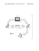 CONTENT INTERACTION METHODS AND SYSTEMS EMPLOYING PORTABLE DEVICES diagram and image