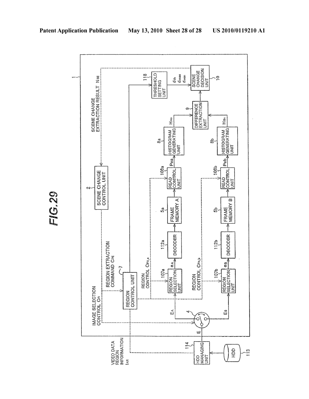 IMAGE DIFFERENCE DETECTION METHOD AND APPARATUS, SCENE CHANGE DETECTION METHOD AND APPARATUS, AND IMAGE DIFFERENCE VALUE DETECTION METHOD AND APPARATUS - diagram, schematic, and image 29