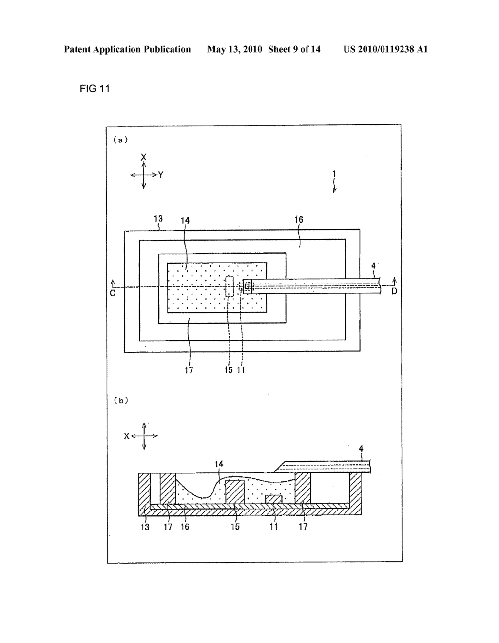 LIGHT TRANSMISSION PATH PACKAGE, LIGHT TRANSMISSION MODULE, ELECTRONIC DEVICE AND METHOD FOR MANUFACTURING LIGHT TRANSMISSION MODULE - diagram, schematic, and image 10