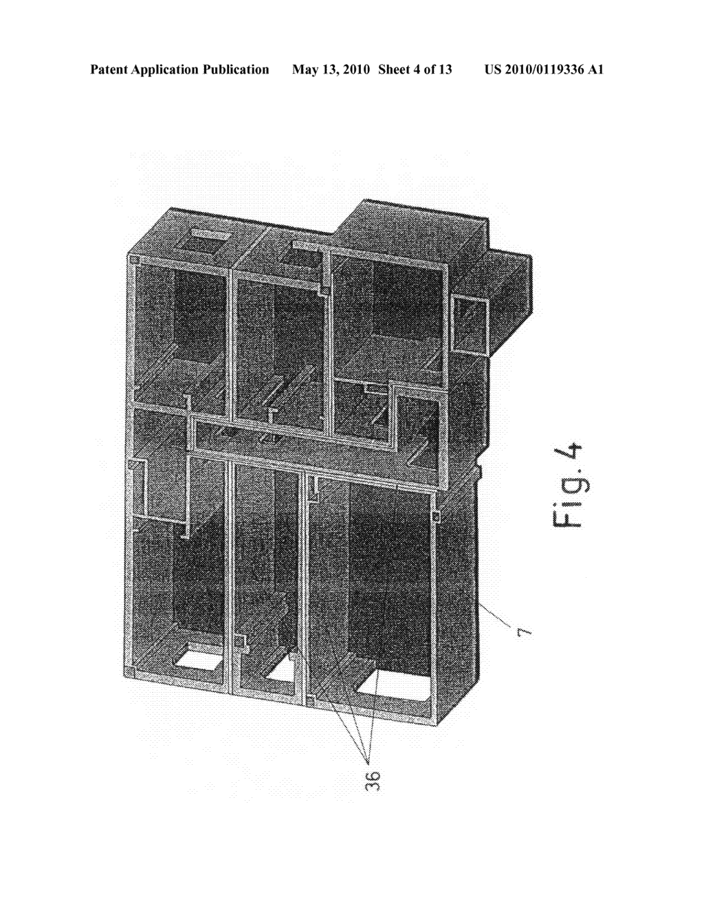 AUTOMATIC SYSTEM FOR CONSTRUCTION OF BUILDINGS - diagram, schematic, and image 05