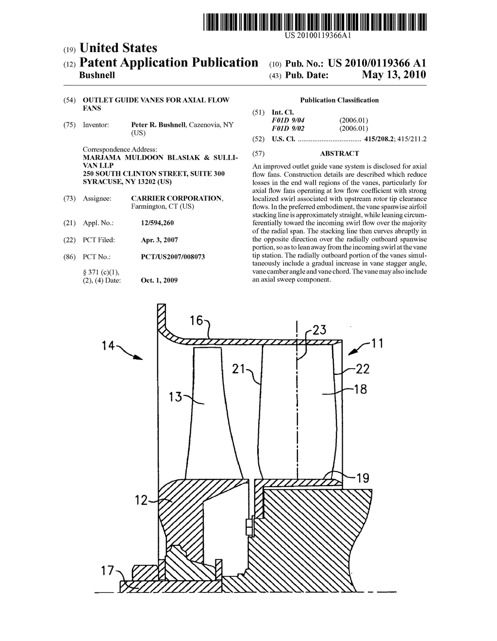 OUTLET GUIDE VANES FOR AXIAL FLOW FANS - diagram, schematic, and image 01