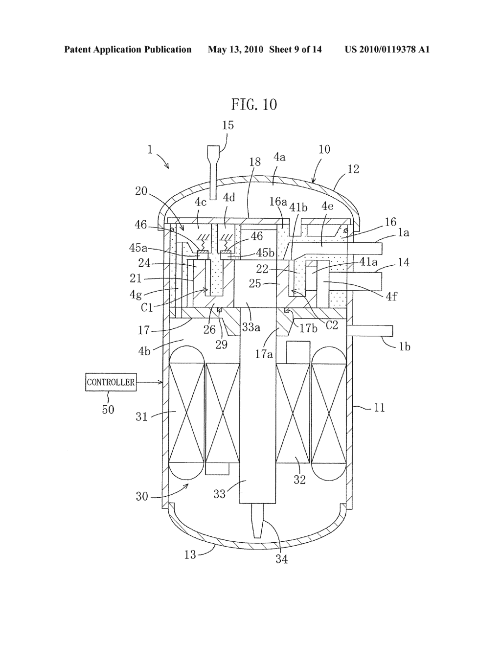 ROTARY COMPRESSOR - diagram, schematic, and image 10