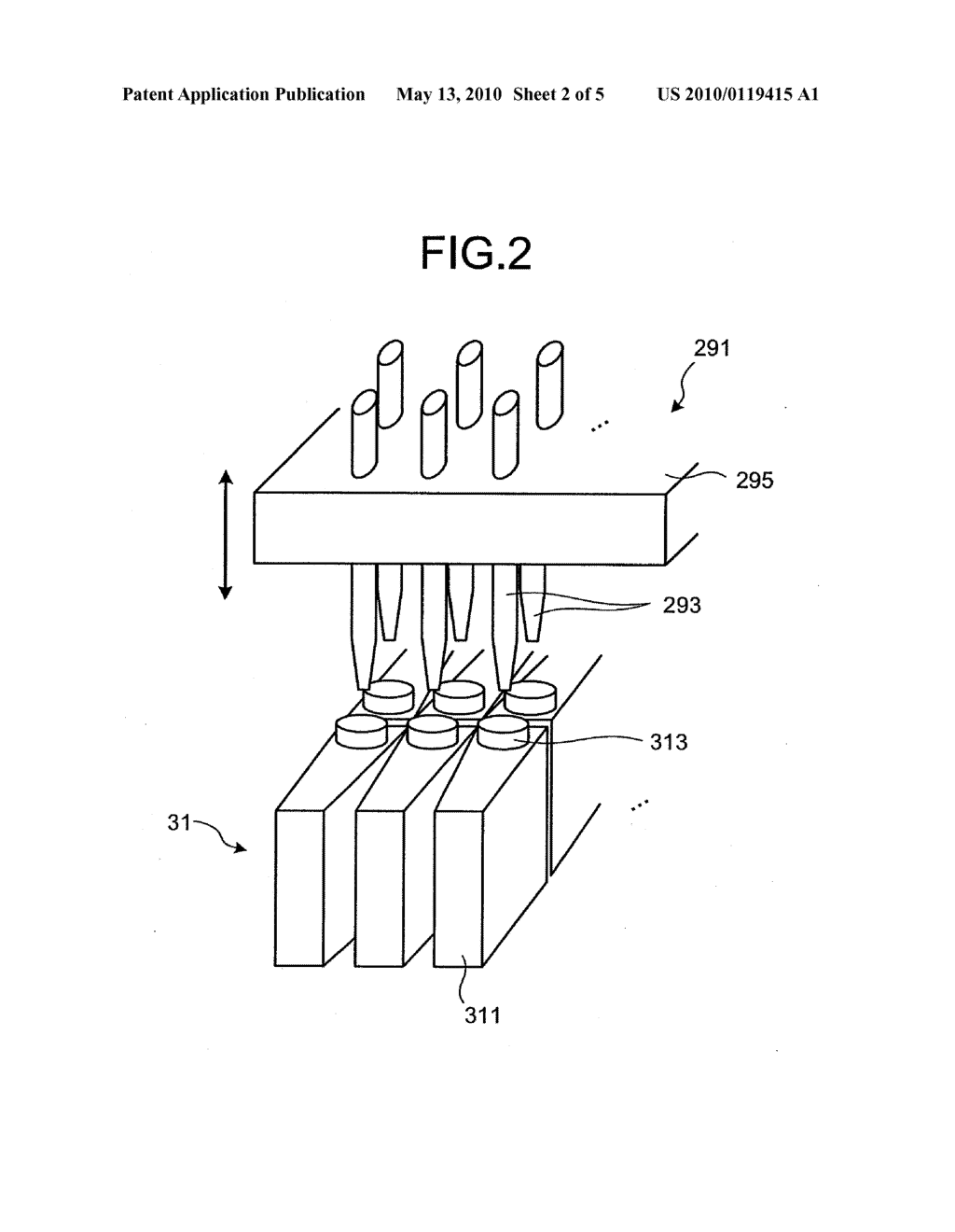 DISPENSING DEVICE AND AUTOMATIC ANALYZER - diagram, schematic, and image 03