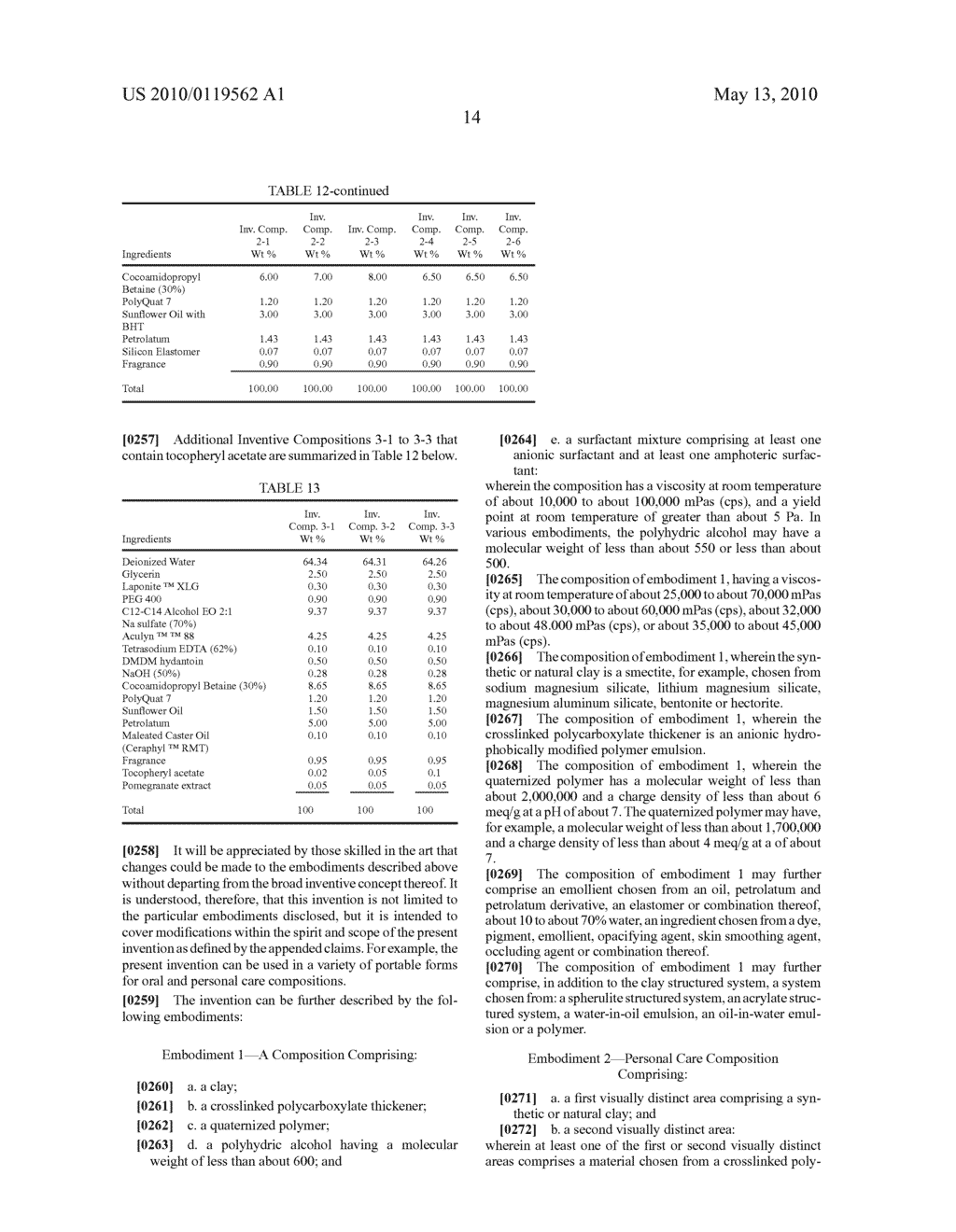 Structured Personal Care Compositions Comprising A Clay - diagram, schematic, and image 20