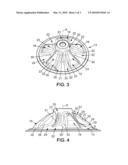 BOTTOM OF A MOULD FOR A MOULD FOR PRODUCING THERMOPLASTIC CONTAINERS, AND MOULDING DEVICE COMPRISING AT LEAST ONE MOULD PROVIDED WITH SUCH A BOTTOM diagram and image