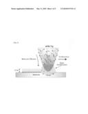 Patterning apparatus and method using dip-pen nanolithography diagram and image