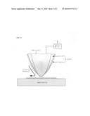 Patterning apparatus and method using dip-pen nanolithography diagram and image