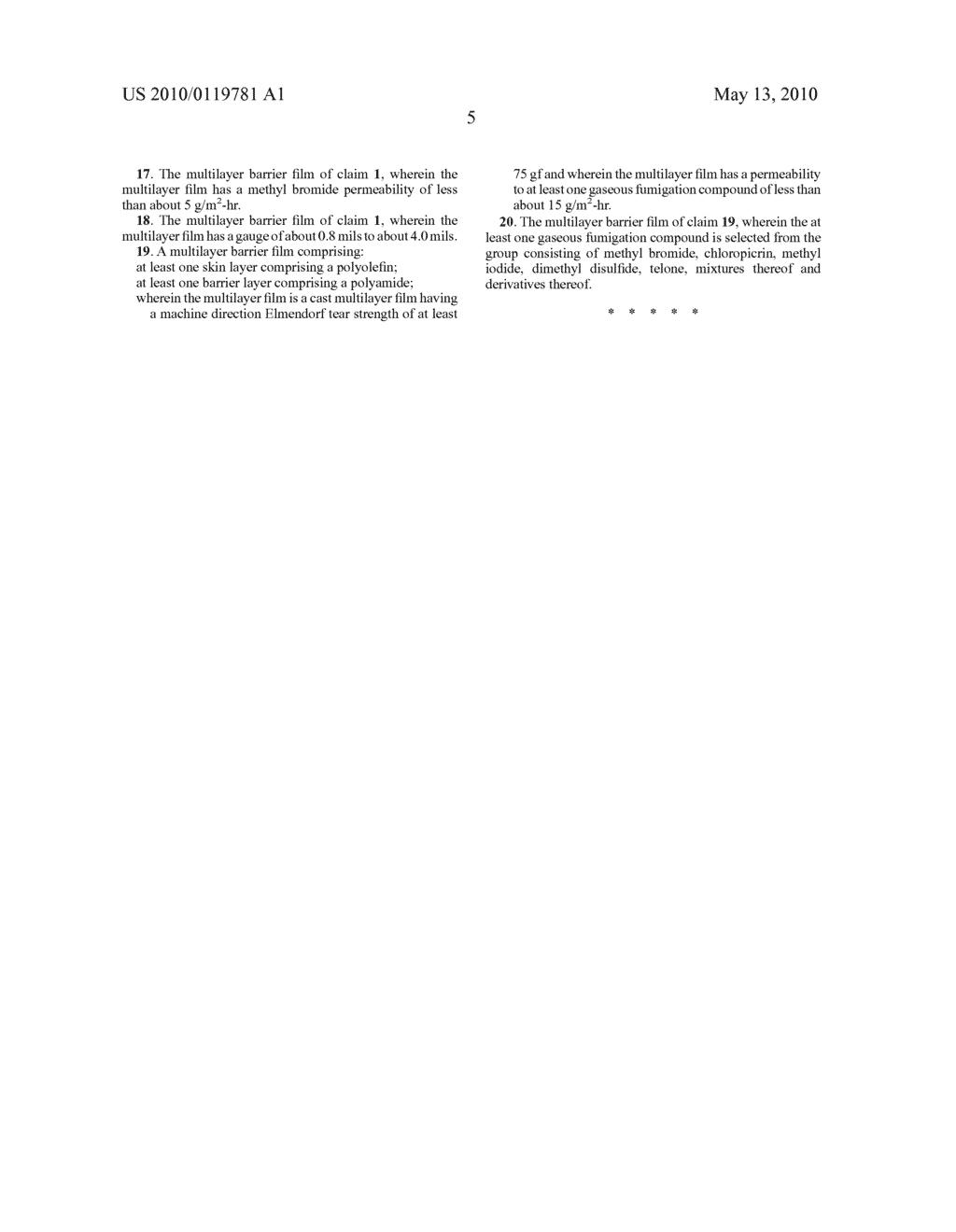 Agricultural Barrier Films Having Superior Tear Strength Properties - diagram, schematic, and image 08