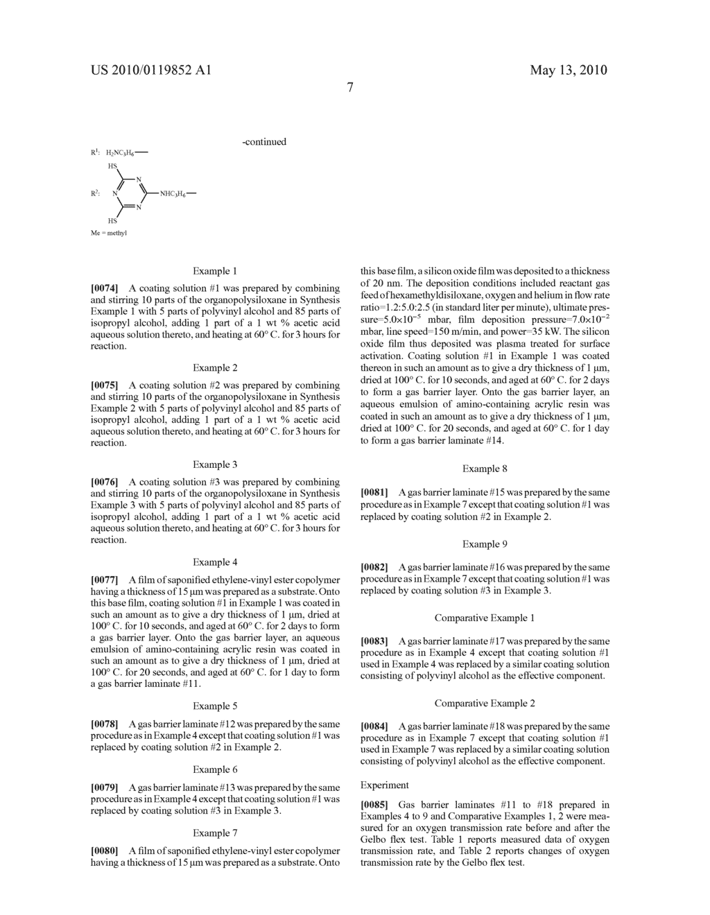 GAS BARRIER COMPOSITION AND LAMINATE - diagram, schematic, and image 08